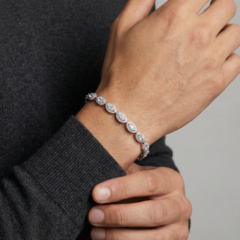 Aura Oval Gem Bracelet