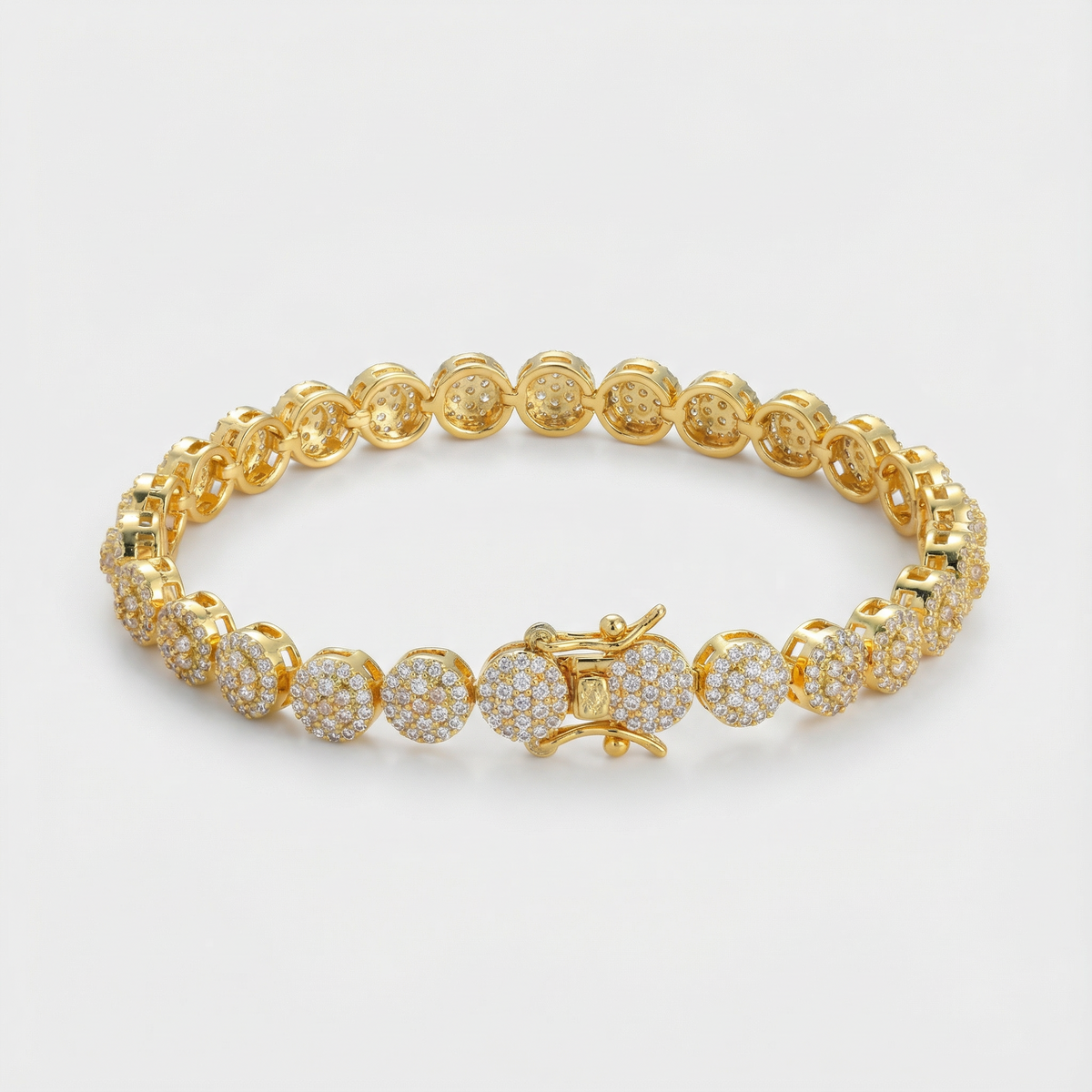 Golden Disc Bracelet