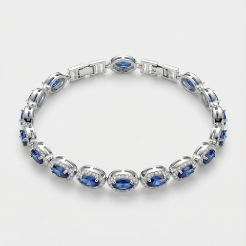 Aura Oval Gem Bracelet