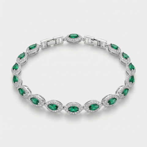 Aura Oval Gem Bracelet