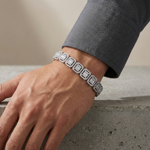 Blockline Iced Link Bracelet