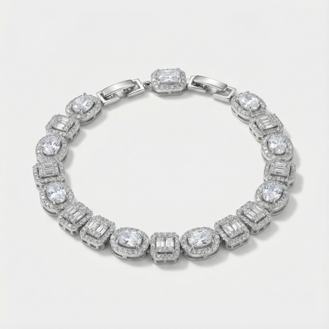 Frostline Cushion Cut Bracelet