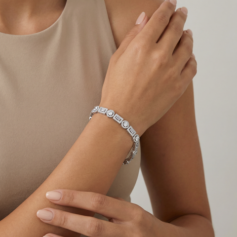 Frostline Cushion Cut Bracelet