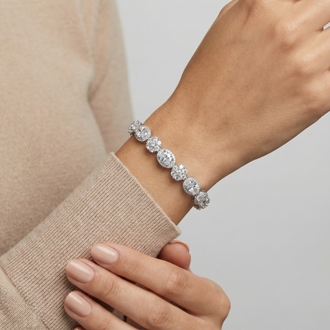 Glacier Halo Bracelet