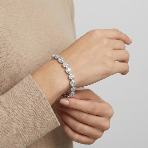 Glacier Halo Bracelet