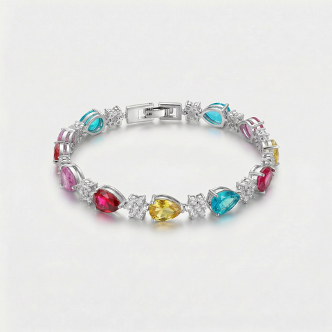 Asteria Crest Tennis Bracelet