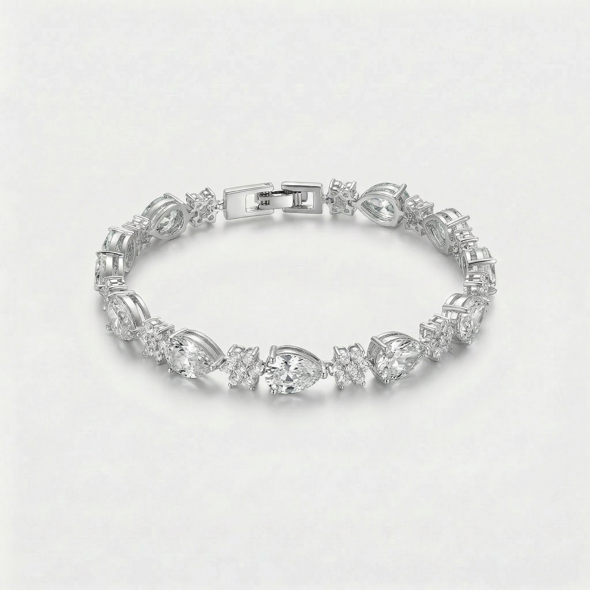 Asteria Crest Tennis Bracelet