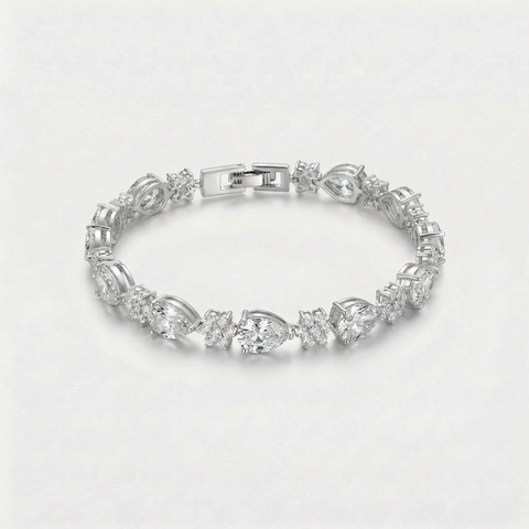 Asteria Crest Tennis Bracelet