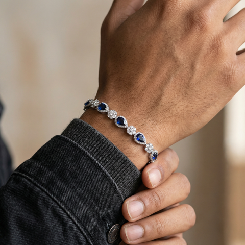 Asteria Crest Tennis Bracelet
