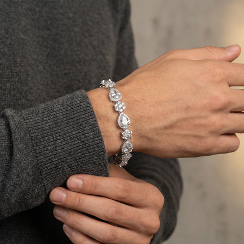 Asteria Crest Tennis Bracelet