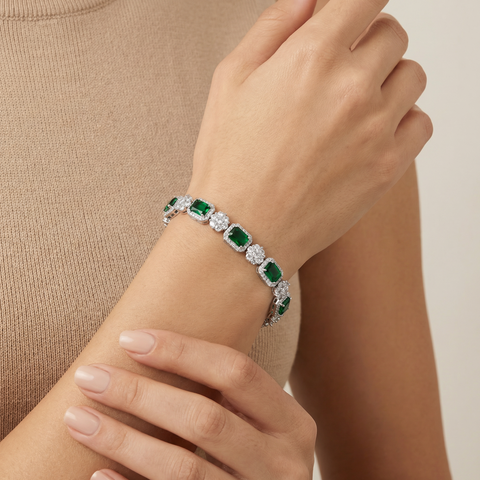 Chroma Block Tennis Bracelet