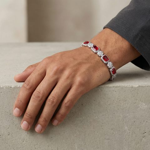 Chroma Block Tennis Bracelet