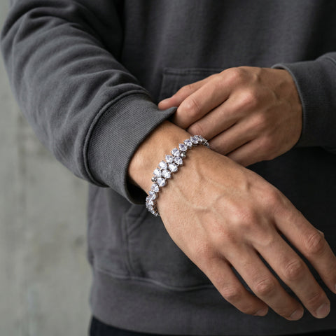 Crosslink Tennis Bracelet
