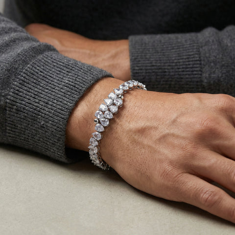 Crosslink Tennis Bracelet