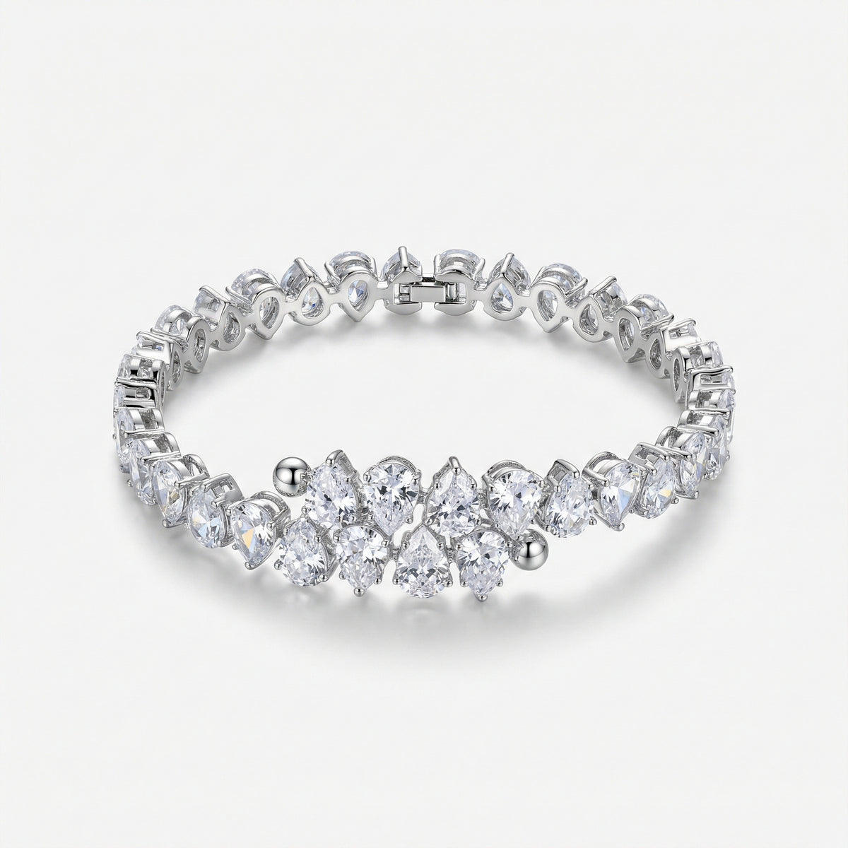 Crosslink Tennis Bracelet