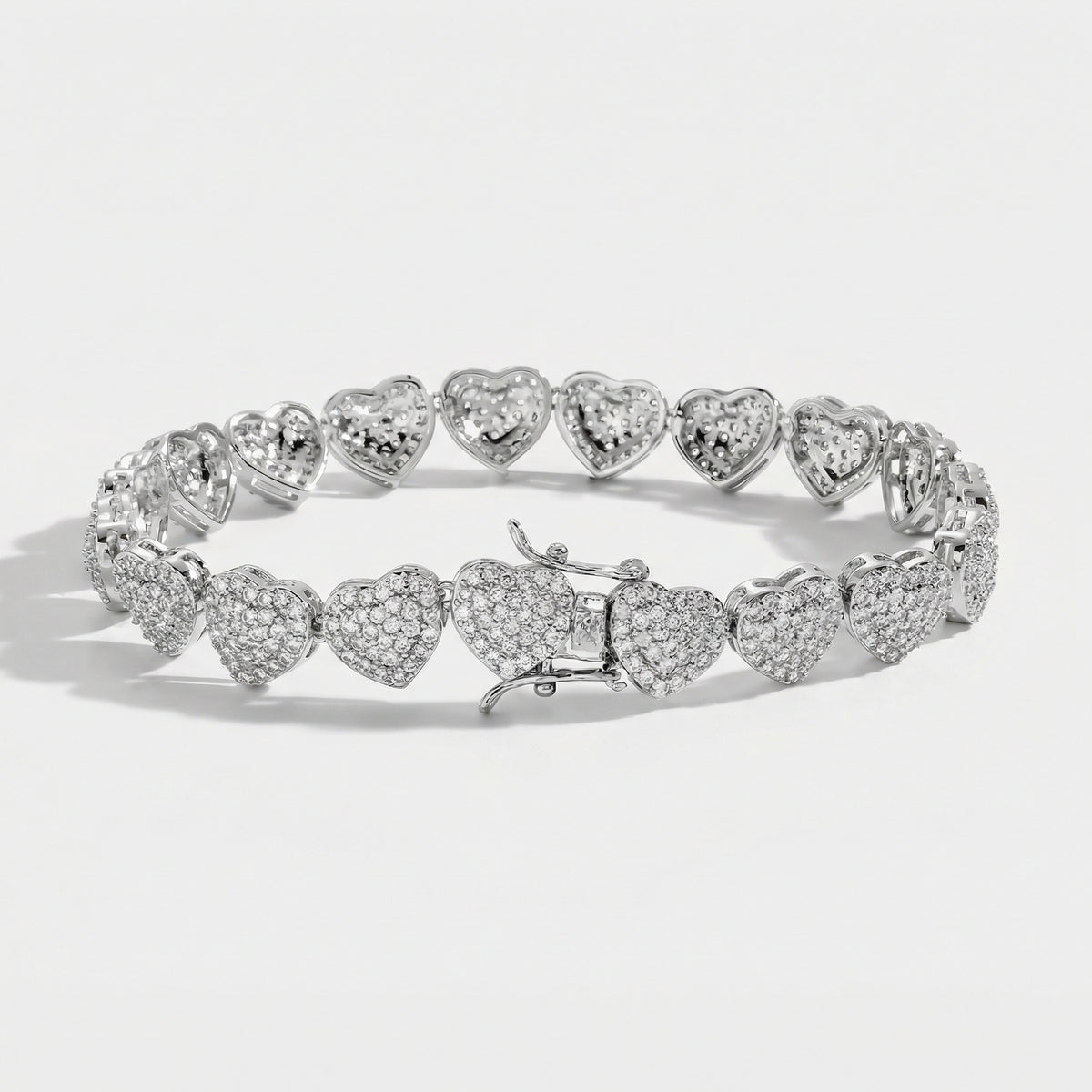 Eternal Hearts Tennis Bracelet