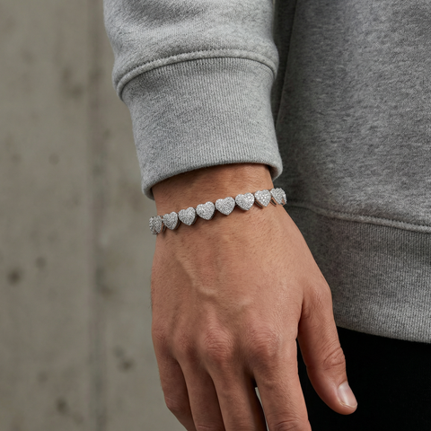 Eternal Hearts Tennis Bracelet